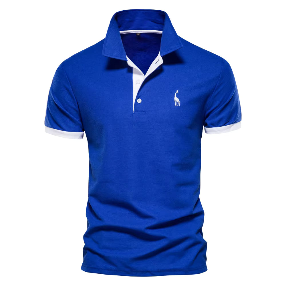 Kit 4 Camisas Polo Animals - Azul Marinho Preto Vermelho e Azul