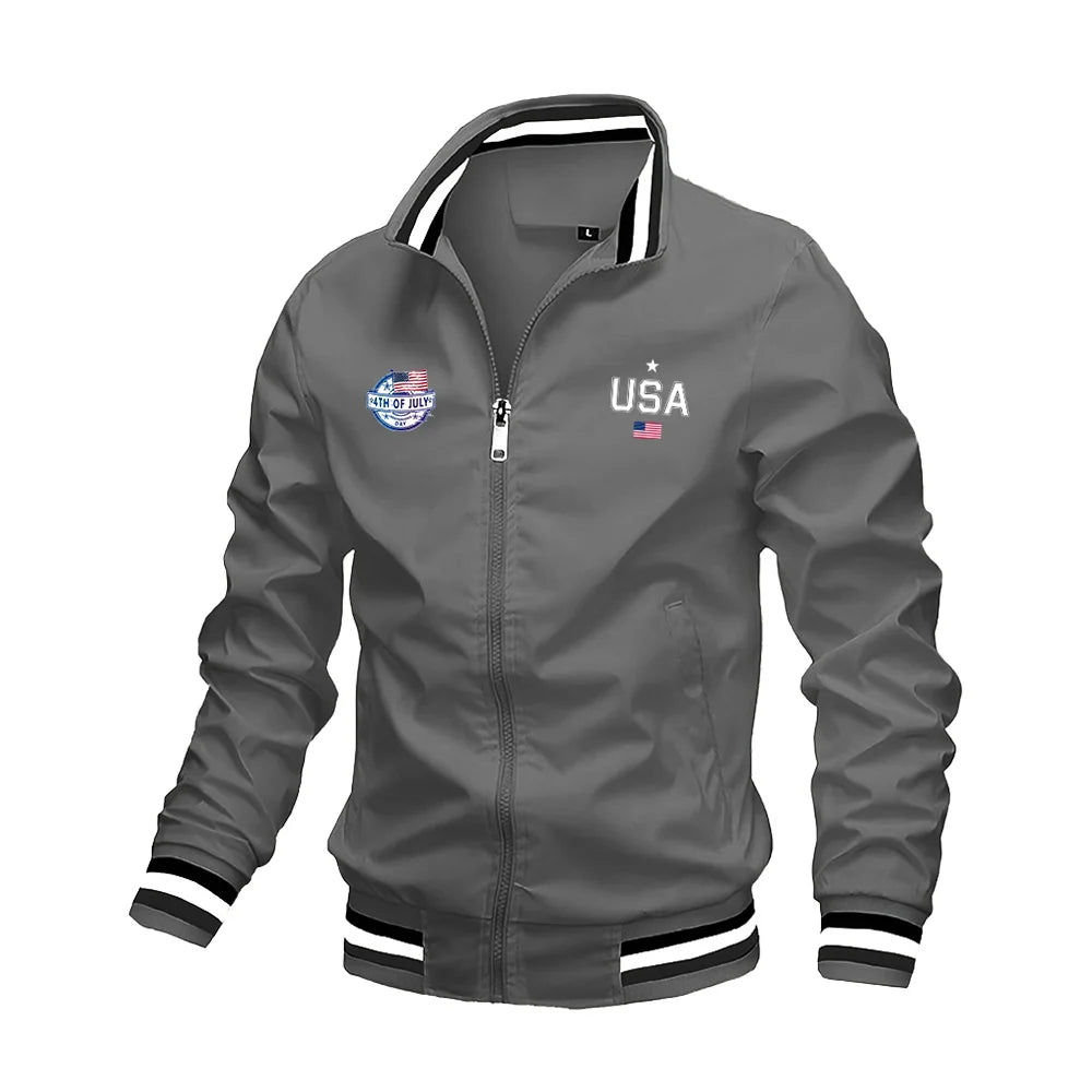 Jaqueta Bomber USA Estilo