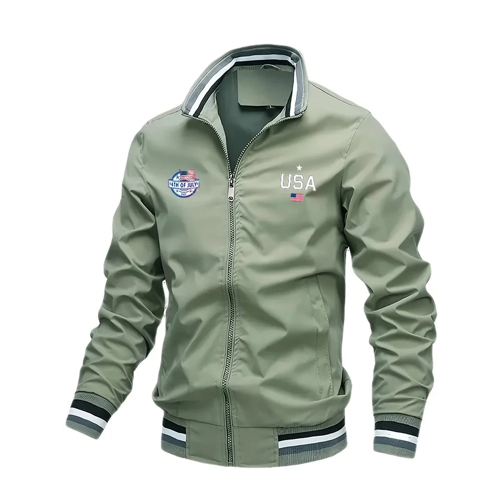 Jaqueta Bomber USA Estilo