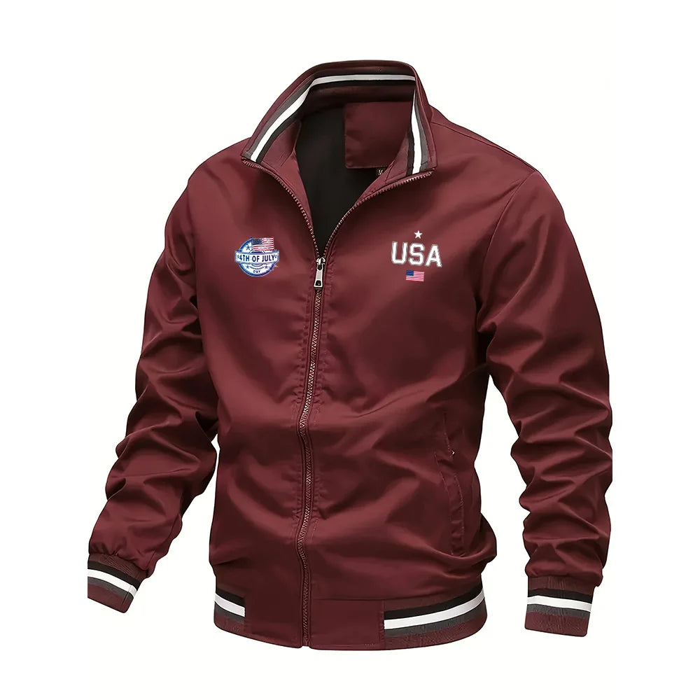 Jaqueta Bomber USA Estilo