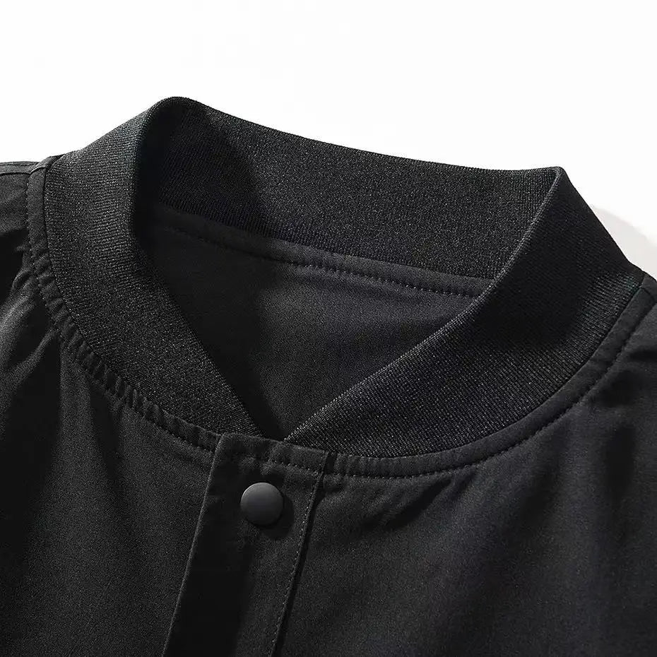 Techwear Varsity Bomber Jackets for Men Skulls Punk God of Death Embroidery Baseball Jacket Streetwear Hip Hop College Coat Male